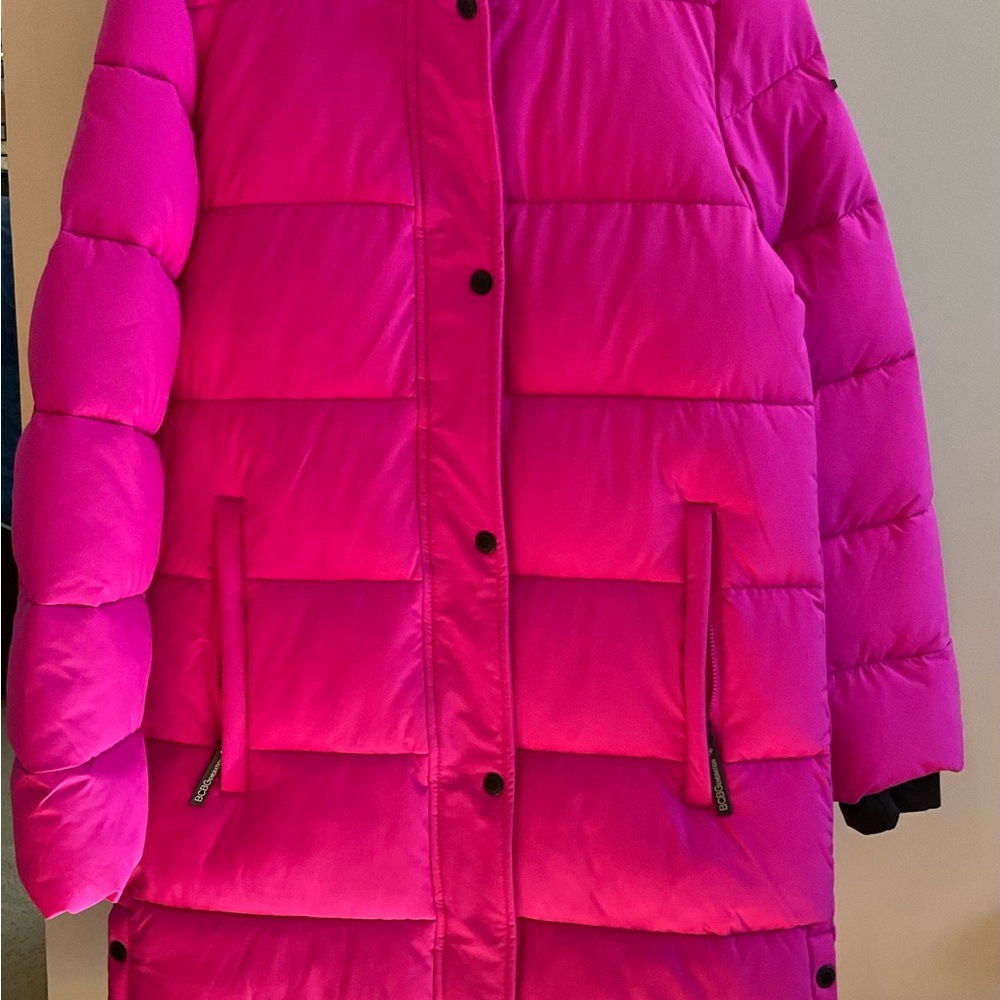 NWOT BCBGeneration Magenta Parka.  Size Small.